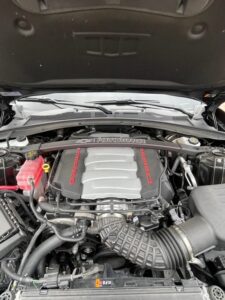 High-performance engine bay with clean layout and modern components.